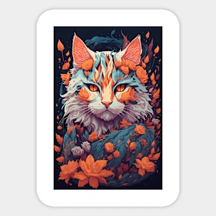 Flowers Nekomancer Sticker